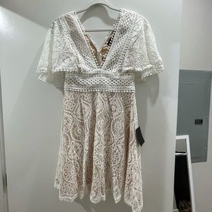 NWT* Lulu’s Make My Wish Dress (white)